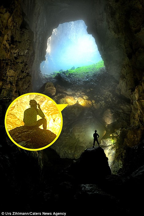 Nhiếp ảnh gia Zihlmann miêu tả vẻ đẹp bên trong là cảnh quan "siêu thực".