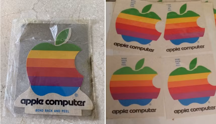 Theo Apple Explained, fan trung thành chính là thế mạnh của thương hiệu Apple so với Google hay Microsoft. Do đó, Táo khuyết đã tìm cách duy trì lòng trung thành, miếng dán hình quả táo là giải pháp để người dùng thể hiện sự ủng hộ cho thương hiệu yêu thích. Ảnh: Reddit, eBay.