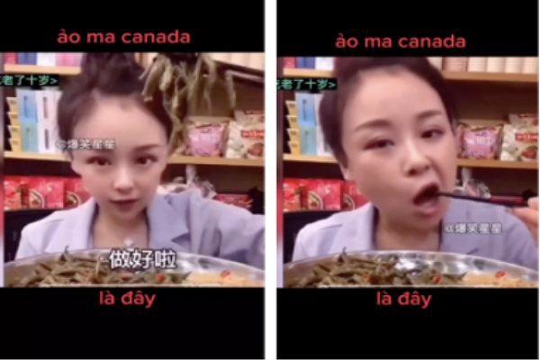 Dang an mukbang, nu streamer gap ngay su co 