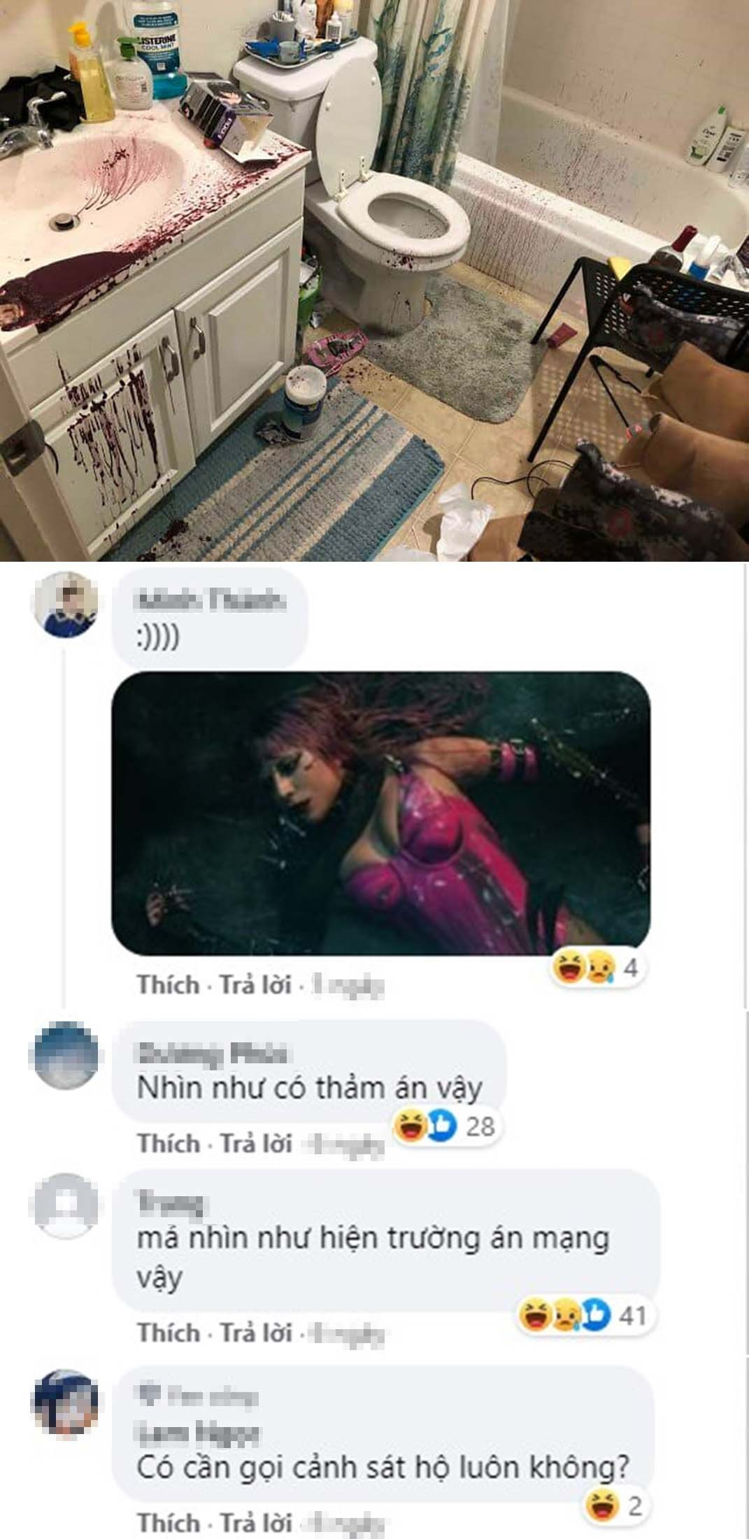 Ở Trái Đất này, không gì là không thể... Chỉ vì shop bán thuốc nhuộm tóc nhầm cho 1 nhân vật "đoảng" thôi mà nhìn căn phòng tắm bỗng chốc biến thành... "hiện trường án mạng". Có người còn đòi "gọi cảnh sát hộ".