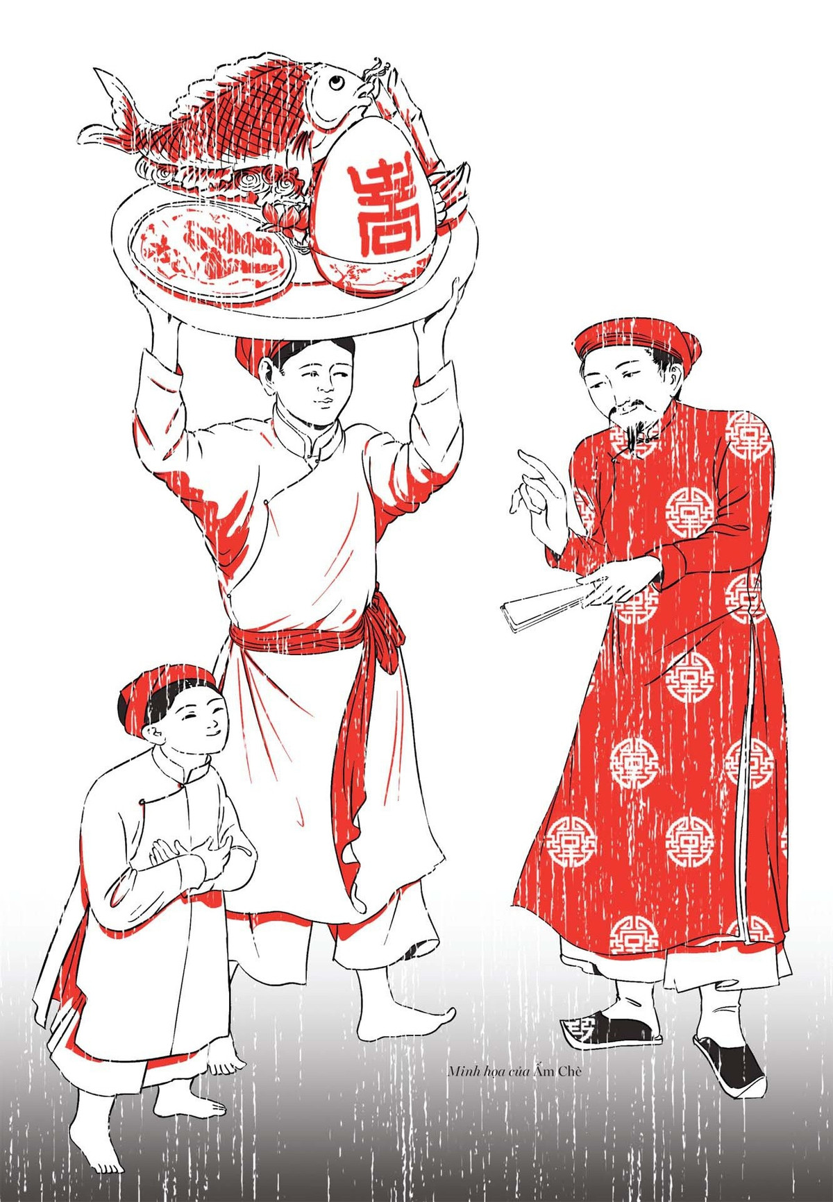 Mon ca chep hoa rong, trung voi ngay Tet lam the nao?