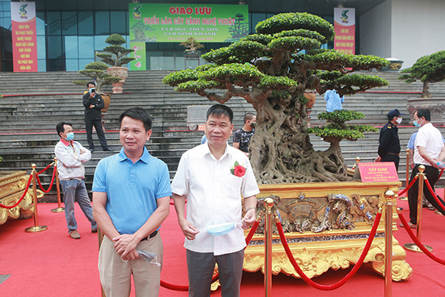 Anh Toàn là người đã bỏ rất nhiều tiền mua cây, đưa những tác phẩm nghệ thuật về đúng giá trị thực.