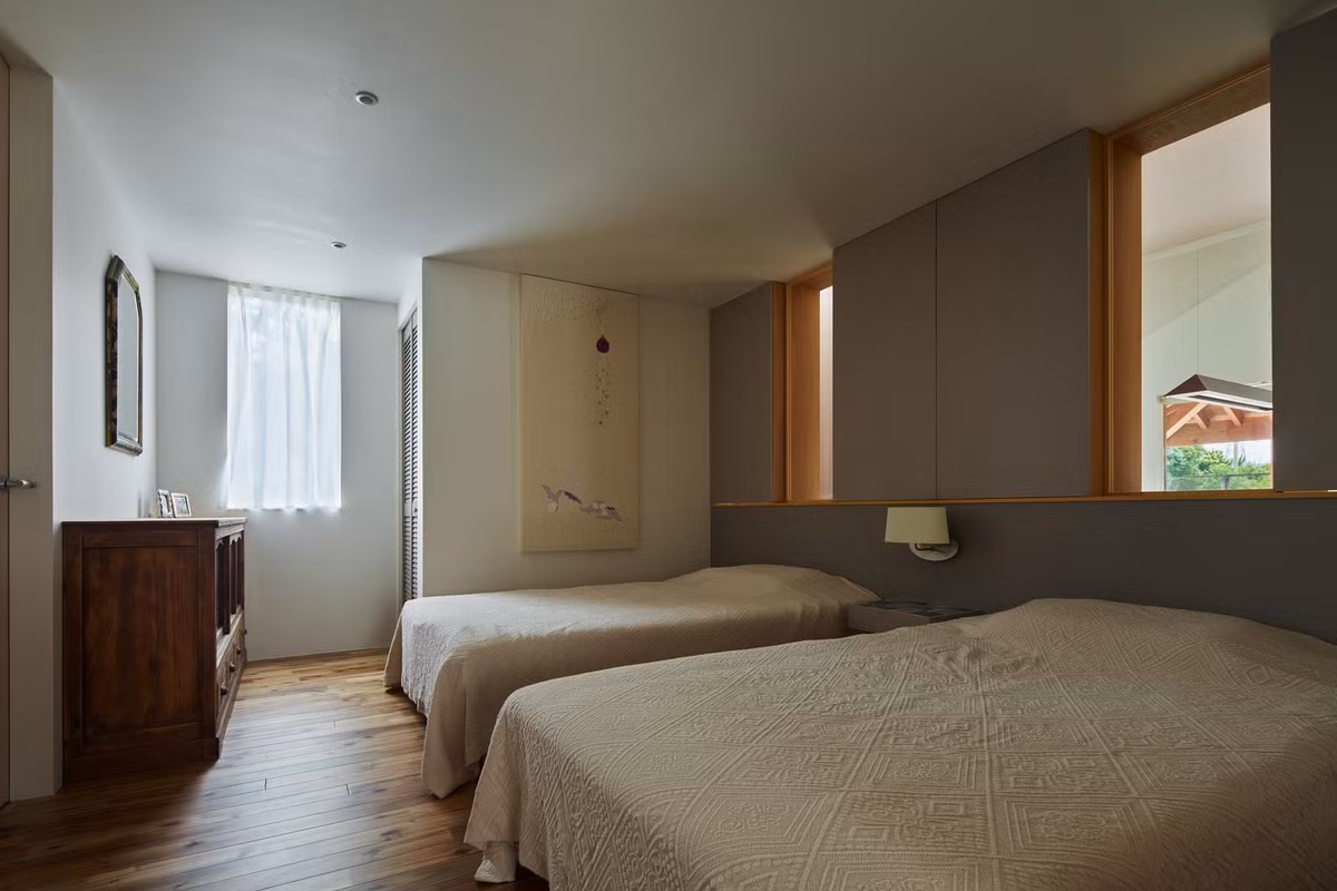 Không gian phòng ngủ.