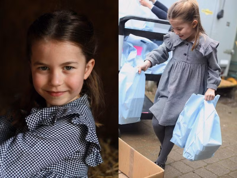 Vẻ đáng yêu của tiểu Công chúa Charlotte luôn thu hút sự chú ý của giới truyền thông. Ảnh: DN.