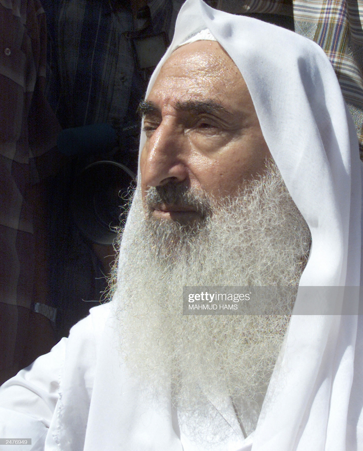 Ahmed Yassin đến Gaza với tư cách là một người tị nạn. Năm 12 tuổi, Ahmed bị chấn thương cột sống nặng khi đấu vật với một người bạn. Tổn thương tủy sống khiến ông bị liệt trong suốt phần đời còn lại. Ảnh: Getty. 