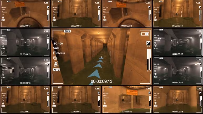 Hệ thống màn hình tại trung tâm điều khiển hệ thống chống ngập.