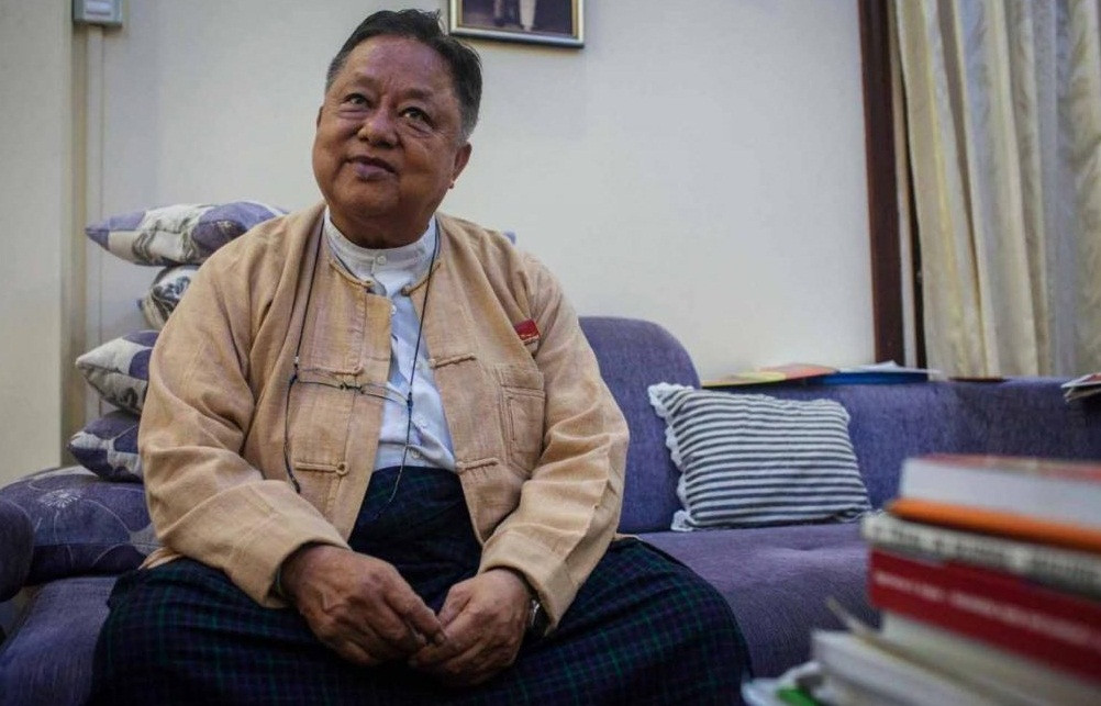 Win Htein là ủy viên Ủy ban Chấp hành Trung ương Đảng NLD, đồng thời là người phát ngôn của cơ quan này. Ảnh: FM.