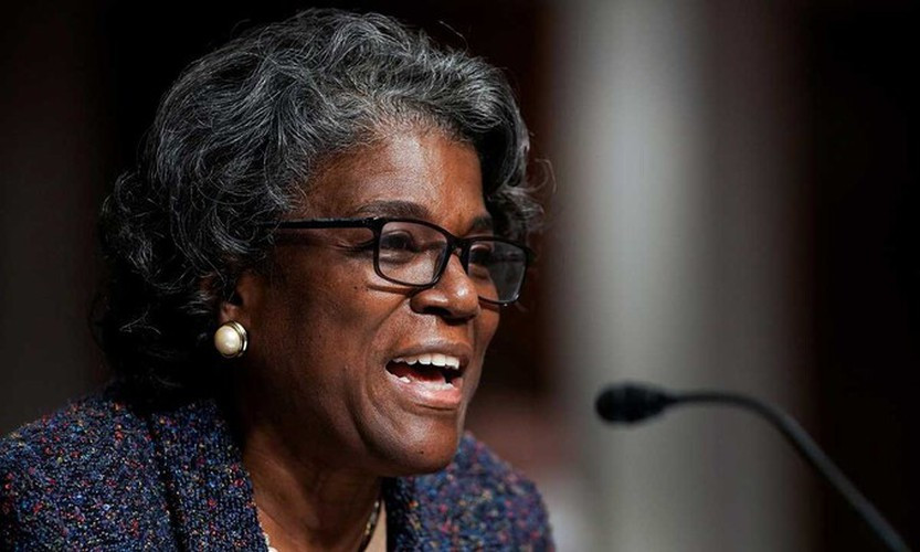 Mới đây, ngày 23/2, với 78 phiếu thuận và 20 phiếu chống, bà Linda Thomas-Greenfield, một người Mỹ gốc Phi, đã vượt qua cửa ải tại Thượng viện để chính thức trở thành tân Đại sứ của Mỹ tại Liên Hợp Quốc. Ảnh: Reuters.