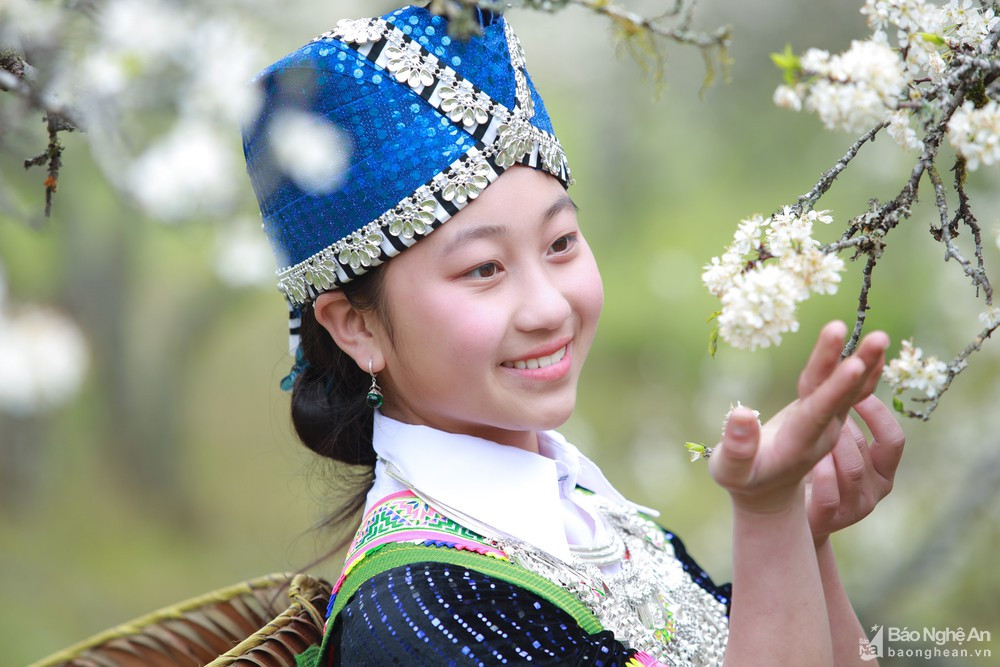 Và đây, nét xuân biên giới. Ảnh: Sách Nguyễn