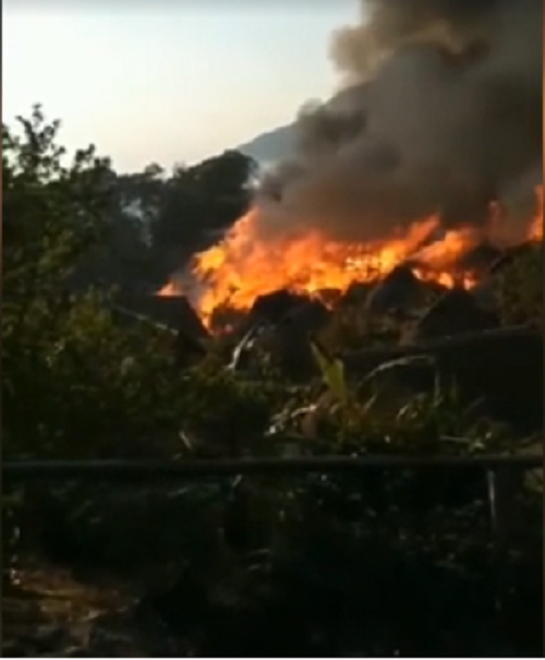 Hiện, nguyên nhân vụ hỏa hoạn tại làng Wengding đang được điều tra. Ảnh: NW.