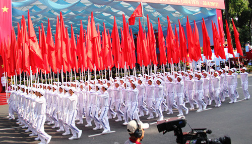 Toan canh lẽ mit tinh diẽu binh, diẽu hành mung Chien thang 30/4-Hinh-4