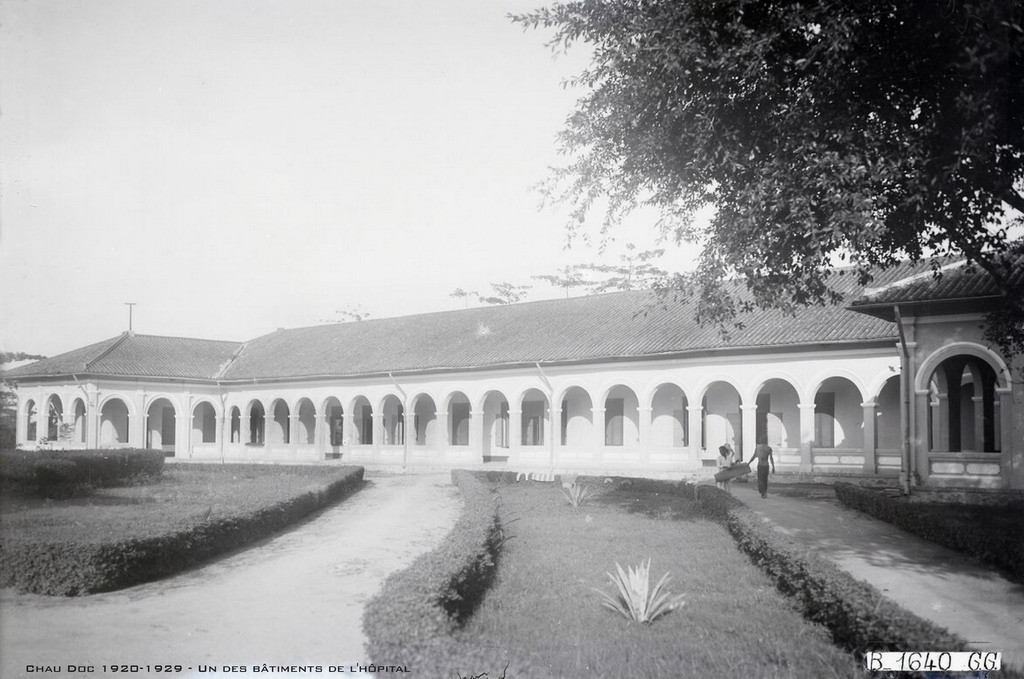 Một tòa nhà trong bệnh viện Châu Đốc. Ảnh tư liệu.
