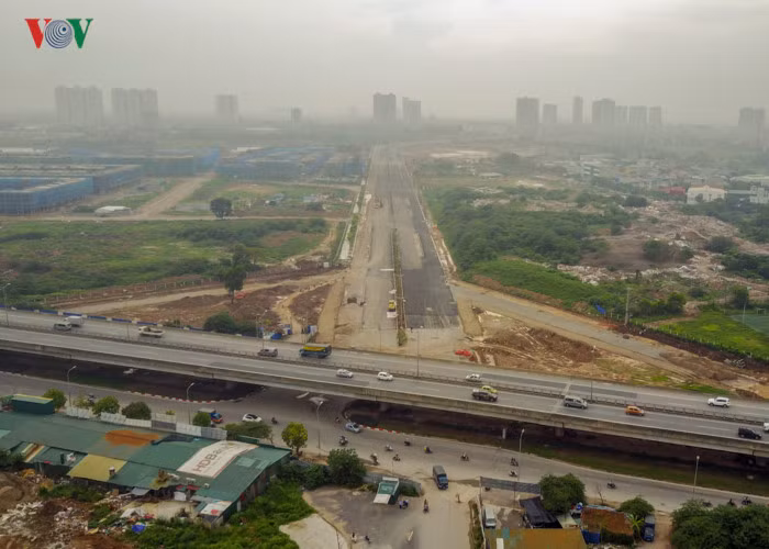 Dự án nhìn từ đường Vành đai 3.