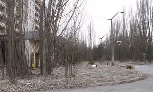 Sau thảm họa Chernobyl, thành phố Pripyat trở nên hoang vắng đến lặng người.