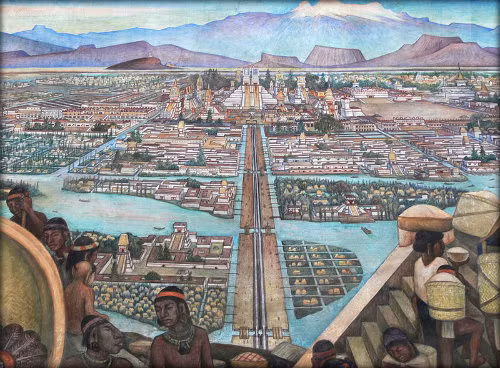 Tenochtitlan được thành lập năm 1325. Nơi đây trở thành thủ đô của đế chế Aztec vào thế kỷ 15.
