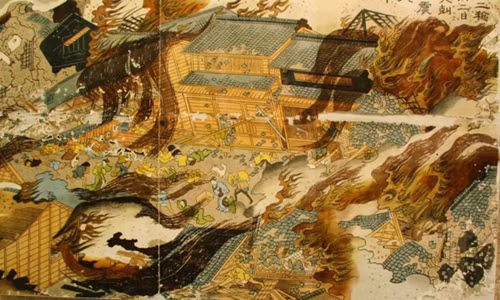 Sau khi xảy ra trận hỏa hoạn trên, Tokugawa Ieyasu đã thực hiện công cuộc tái thiết thành Edo, trong đó cho xây dựng đường xá rộng rãi hơn. Đế chế của Tokugawa kéo dài đến năm 1867, khi thành phố Edo được đổi tên thành Tokyo như ngày nay.