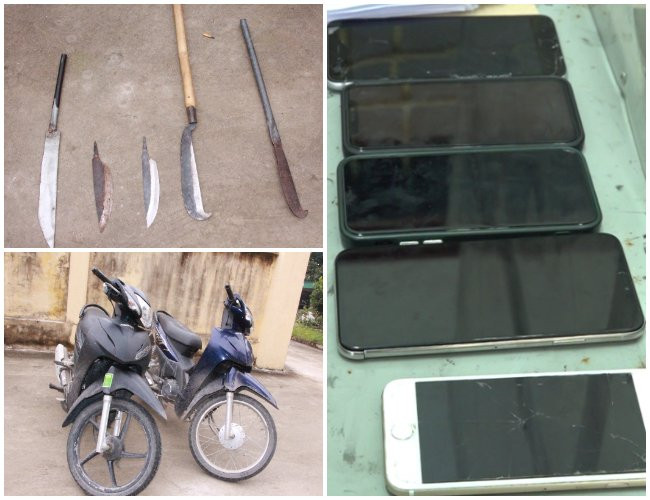 Tóm gọn ổ nhóm chuyên dùng hung khí đi cướp tài sản - Hình 2 Tom gon o nhom chuyen dung hung khi di cuop tai san-Hinh-2