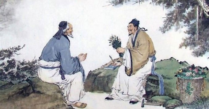 Một điểm độc đáo nữa là ở cách xưng hô của tác giả trong bài thơ. Trong bài thơ, tác giả sử dụng cách xưng hô rất dân dã “bác”. “Đã bấy lâu nay, bác tới nhà”, “Bác đến chơi đây, ta với ta”. 