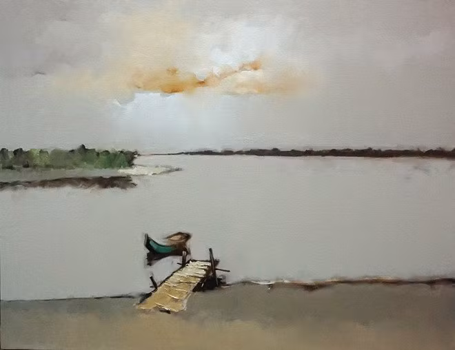 Trong bài Thương vợ, bà Tú hiện lên với hình ảnh người phụ nữ đảm đang, cơ cực, quanh năm buôn bán ở mom sông và “nuôi đủ 5 con với 1 chồng”. 