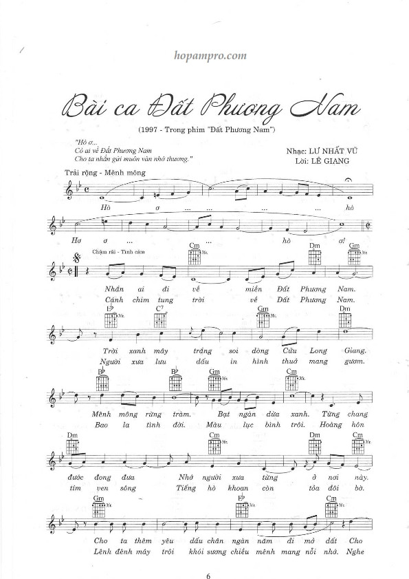 Đặc biệt, bài ca Đất phương nam được viết phim đã trở thành ca khúc nổi tiếng rung động biết bao trái tim người nghe, không chỉ riêng với người Nam Bộ.