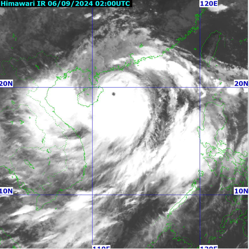 Siêu bão số 3 giật trên cấp 17, cách Quảng Ninh khoảng 570km - Hình 2 Sieu bao so 3 giat tren cap 17, cach Quang Ninh khoang 570km-Hinh-2
