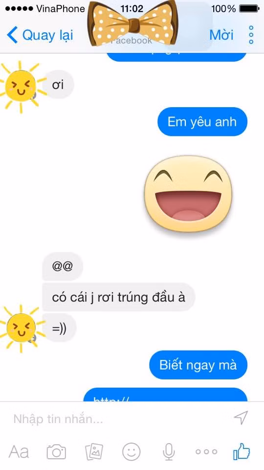 Những phản ứng bất ngờ của các ông chồng, chàng trai khi nhận được tin nhắn "bất thường" của nửa kia luôn tạo ra những tràng cười sảng khoái.