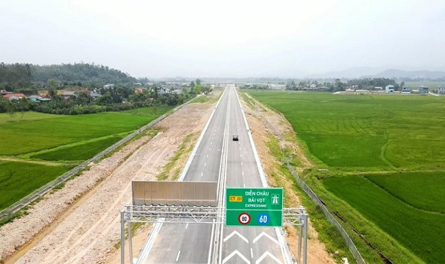 Thông xe cao tốc Bắc Nam đoạn Diễn Châu - Bãi Vọt - Hình 2 Thong xe cao toc Bac Nam doan Dien Chau - Bai Vot-Hinh-2