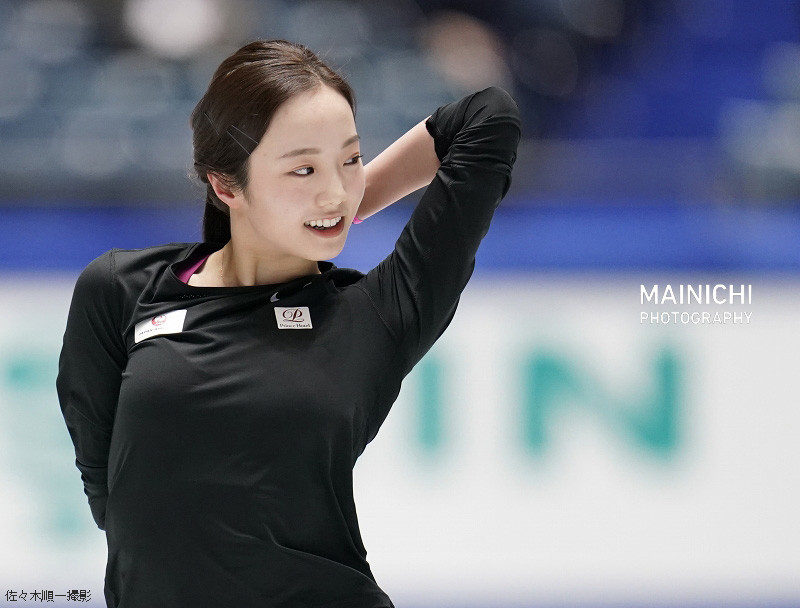 Marin được truyền niềm đam mê trượt băng từ anh trai, Taichi Honda (sinh năm 1998). Ảnh: Mainichi.