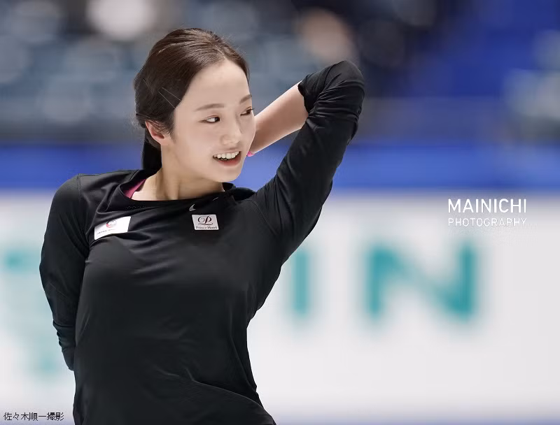 Marin được truyền niềm đam mê trượt băng từ anh trai, Taichi Honda (sinh năm 1998). Ảnh: Mainichi.