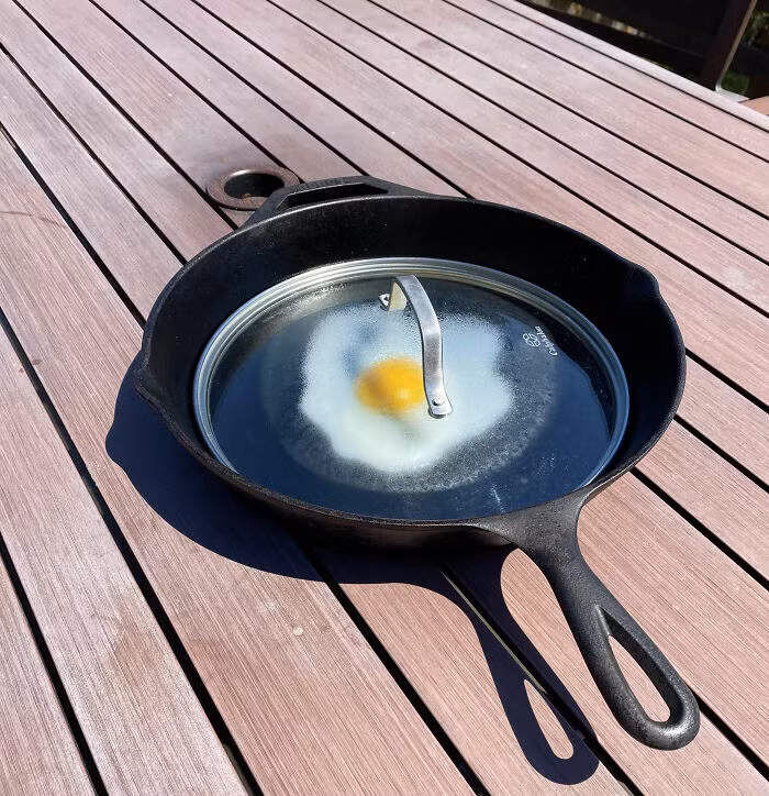 7. Có lẽ đây là một lợi ích của cái nóng chăng?