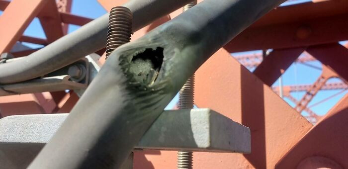 13. Nóng đến chảy nhựa bọc dây điện