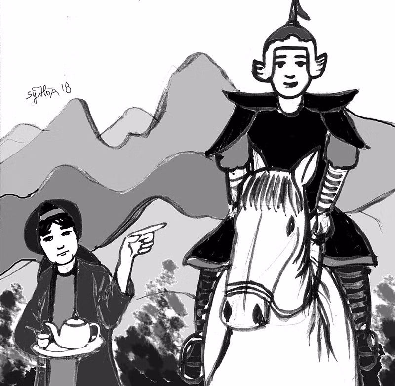 Năm 1044, thái tử Lý Nhật Quang được anh trai - vua Lý Thái Tông - phong làm Uy Minh Vương, giao trấn giữ vùng đất Nghệ An, Hà Tĩnh. Tại đây, nhờ những chính sách chăm lo cho đời sống nhân dân, giữ yên lãnh thổ, ông được nhân dân rất tôn kính.