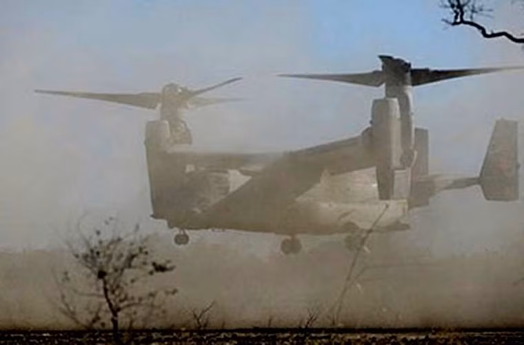 “Quái vật” MV-22 Osprey của Mỹ quần thảo tại Talisman Sabre 2015.