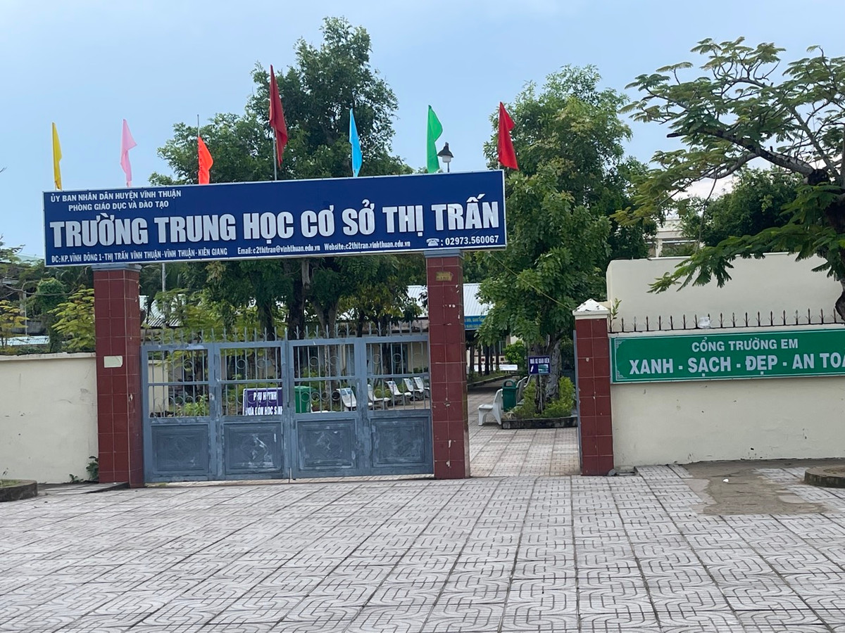Kien Giang: Ly do hieu truong o huyen Vinh Thuan bi de nghi ky luat