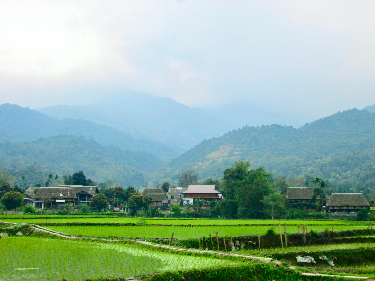 Thôn Hạ Thành nằm ở xã Phương Độ, TP Hà Giang, tỉnh Hà Giang. Ảnh: Thủy Tiên