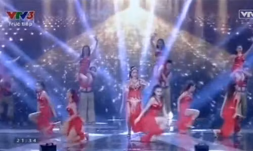 Tiết mục của Hương Tràm.