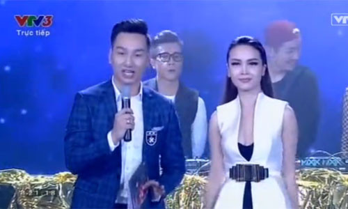 MC Thành Trung và Yến Trang.