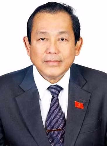 Chánh án Toà án nhân dân Tối cao Trương Hoà Bình (SN 1955, quê quán huyện Cần Giuộc, tỉnh Long An).