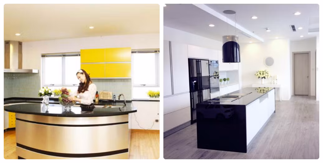 Nếu như căn hộ cũ chọn tông màu vàng cho các vật dụng, đồ trang trí thì không gian sống mới của cô sử dụng tông màu trắng chủ đạo, màu sắc nhẹ nhàng, trang nhã.