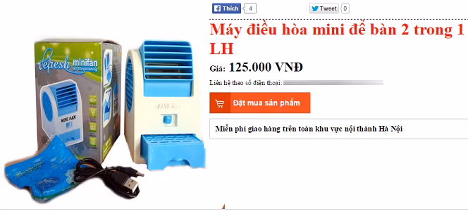 Dieu hoa mini gay sot dau mua he | soi gia dieu hoa mini