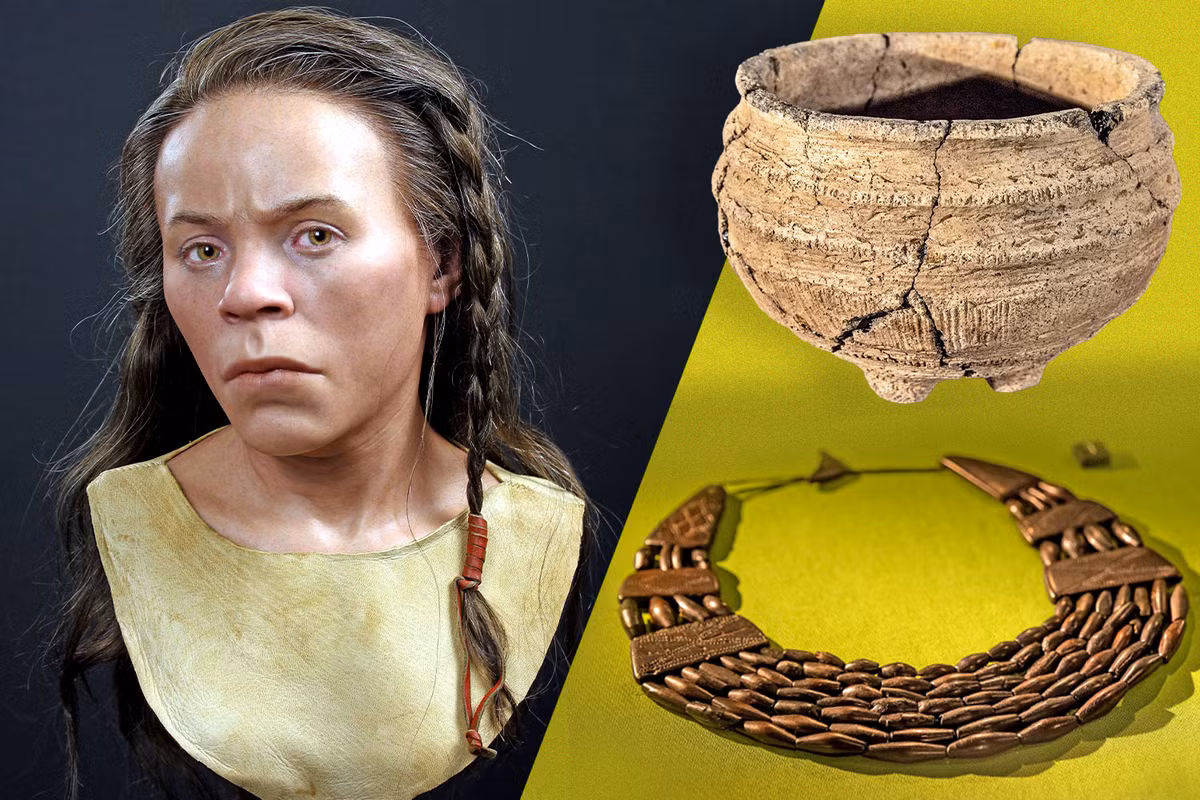 Thông qua các dữ liệu về hộp sọ và các nghiên cứu chuyên sâu, một nghệ sĩ pháp y đã phục dựng chân dung người phụ nữ sống vào thời Đồ đồng.