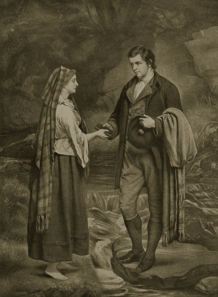 Bức tranh "The Betrothal" (Tạm dịch: Lời hứa hôn) do họa sĩ R. Josey và James Archer vẽ năm 1882 được công chúng đón nhận nồng nghiệt. Bức tranh khắc họa khoảnh khắc nhà thơ nổi tiếng Scotland Robert Burns và người tình Mary Campbell trao nhau lời thề hẹn tình yêu và tuyên bố kế hoạch kết hôn trên con sông Ayr năm 1786.