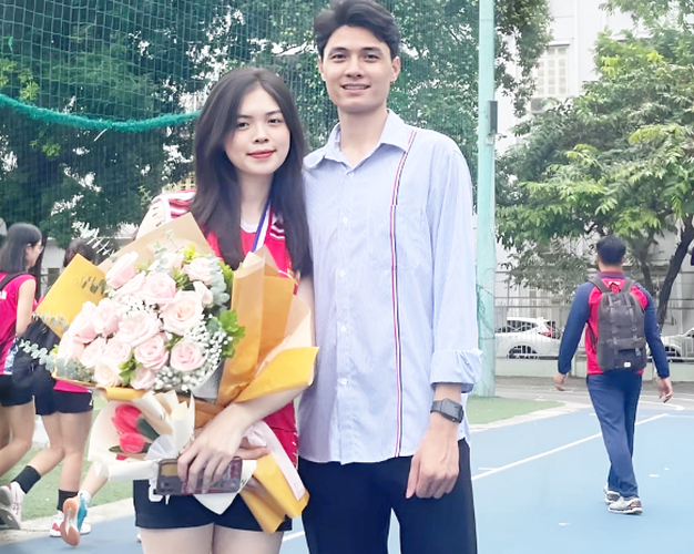 Huyền Trang hiện đã có người yêu. Bạn trai của cô là Nguyễn Văn Hiệu, cựu vận động viên điền kinh thuộc Trung tâm Thể dục thể thao Quân đội.