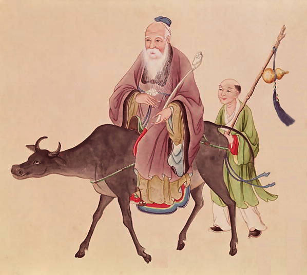 Theo các giai thoại, truyền thuyết, Lão Tử sống vào thời nhà Chu. Do chứng kiến cuộc sống khổ cực của người dân dưới sự cai trị, áp bức của giai cấp thống trị nên Lão Tử đã cưỡi con trâu về phía tây và biến mất.