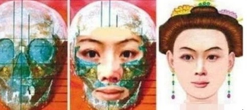 Gương mặt phục dựng bằng AI của mỹ nhân được mệnh danh là "Hương Phi". Bà được ưu ái gọi như vậy vì thi hài tỏa hương thơm nhẹ khi các chuyên gia mở nắp quan tài. Ngôi mộ của bà được tìm thấy tại tỉnh An Huy, Trung Quốc.