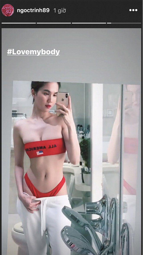 Đứng trước những lời khen chê, Ngọc Trinh dường như không mấy bận tâm. Cô vẫn kiên trì theo đuổi phong cách thời trang gợi cảm bản thân yêu thích, chụp ảnh và đăng lên trang cá nhân "chiêu đãi" người nhìn.