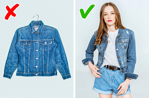 9. Hình ảnh mẫu thật đáng tin cậy hơn. Các cửa hàng trực tuyến thường chụp sản phẩm của họ ở dạng phẳng (trải xuống bề mặt phẳng, chụp từ trên cao). Chụp cách này, hình ảnh thu được sẽ được tối ưu từng chi tiết nhỏ của sản phẩm. Để hình dung rõ hơn về trang phục, bạn nên quan sát chúng trên người mẫu mặc. Trường hợp người mẫu có thân hình không giống bạn, hãy xem phần bình luận để kiểm tra ảnh chụp thật của khách hàng.