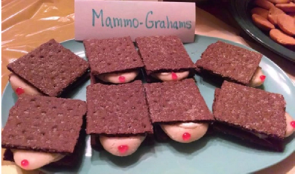 Những chiếc bánh quy được tạo hình sexy trở nên rất thú vị. Vẫn là phần bánh giòn tan kết hợp với kem song món ăn sexy này dễ dàng “hạ gục” cánh mày râu.