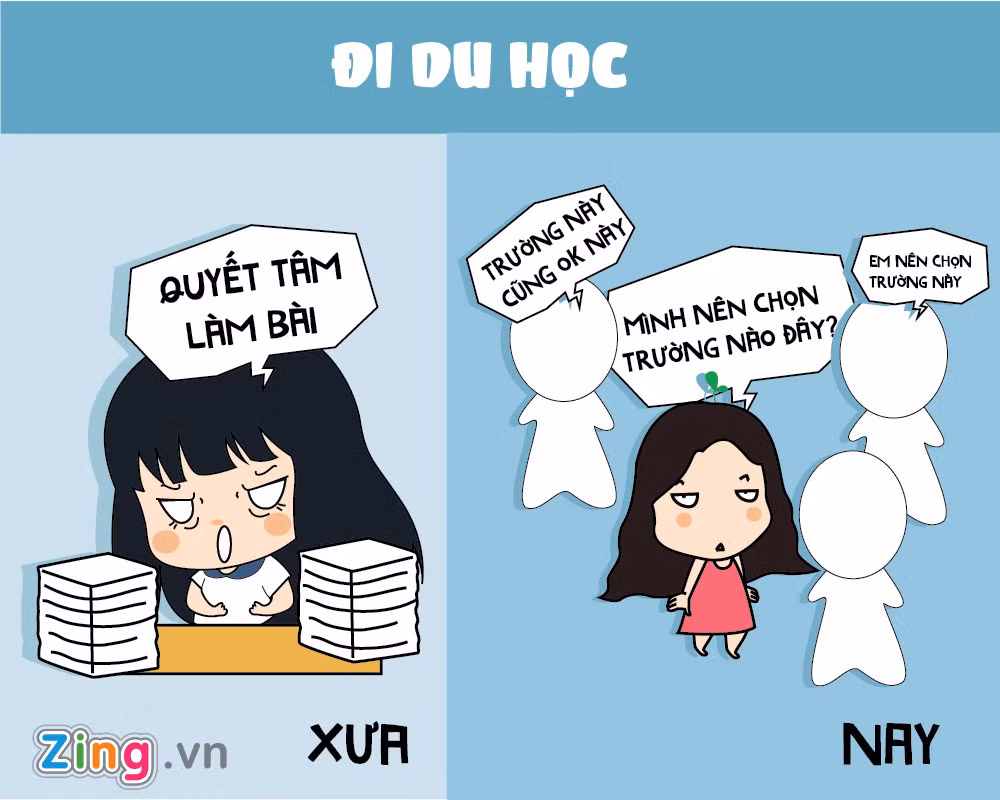Thời này, đại học không còn là con đường duy nhất để vào đời. Nhiều học sinh bắt đầu chọn cho mình phương án du học để trau dồi bản thân.