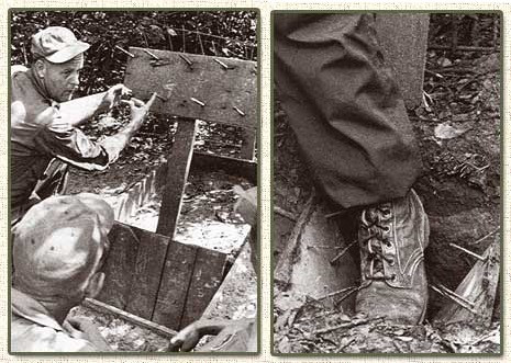 Trong thời gian đầu của chiến tranh, những loại bẫy này chủ yếu được sử dụng ở khu vực Đất thép Củ Chi để đề phòng những cuộc tuần tra, càn quét của binh lính Mỹ và quân đội chư hầu vào các vùng giải phóng. Nguồn ảnh: Taring.